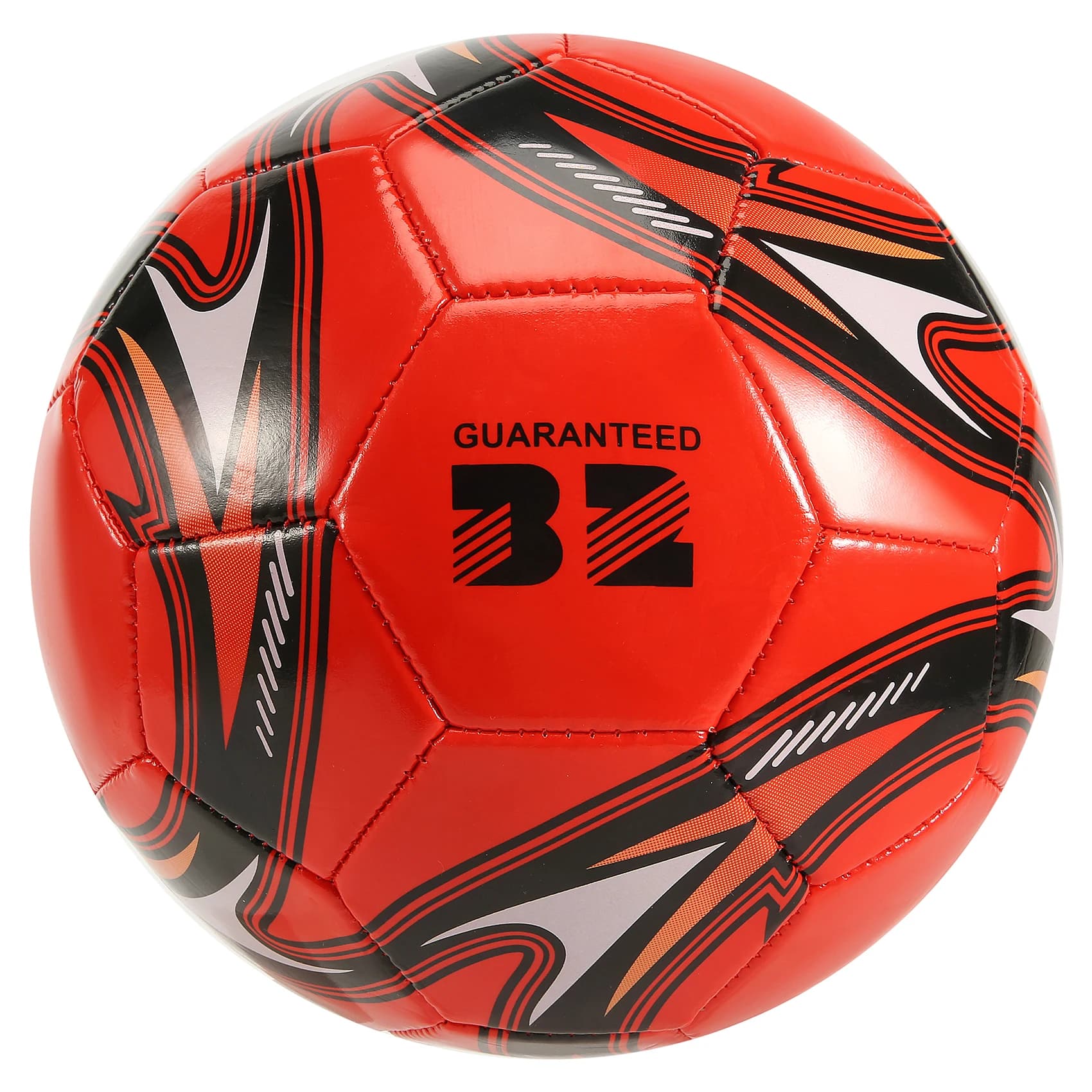 Ballon de football en cuir avec un design moderne, idéal pour les matches et l'entraînement.
