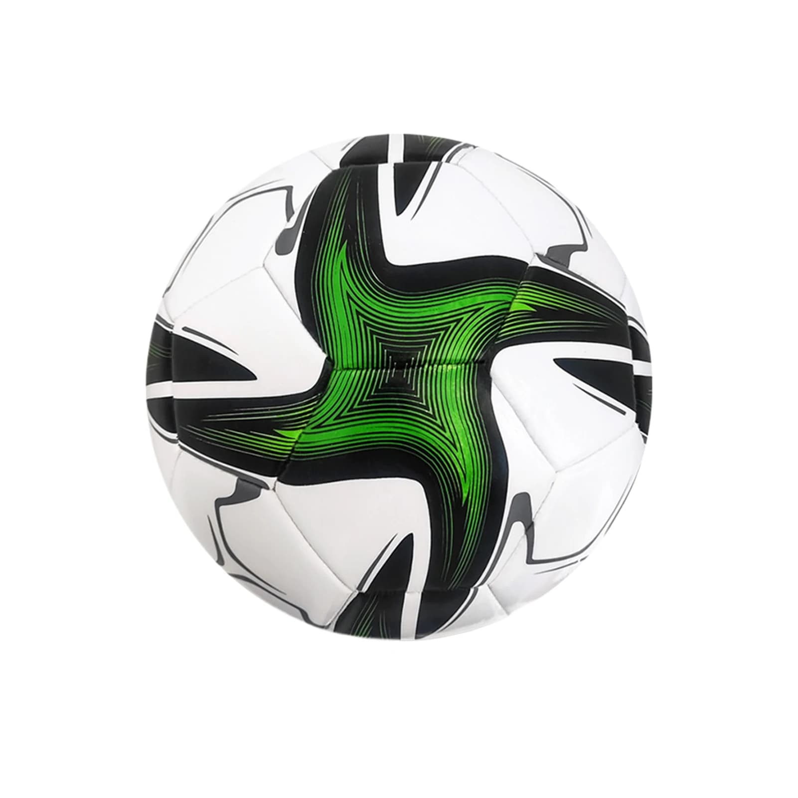 Ballon de football avec un design moderne, parfait pour les passionnés de sport et les entraînements.