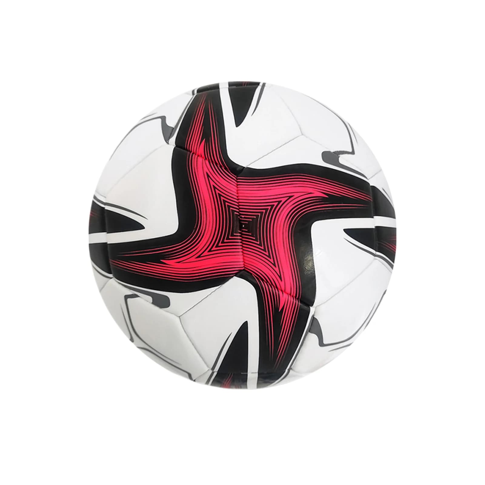 Ballon de football professionnel au design moderne sur fond clair, idéal pour les passionnés de sport.