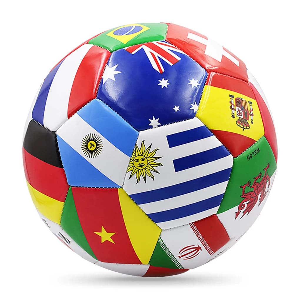 Ballon foot – Drapeaux du monde